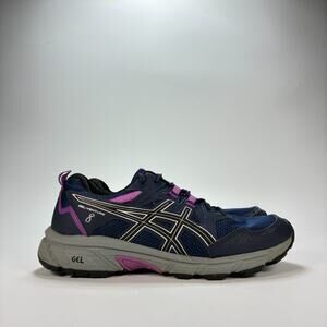 Asics Gel Venture 8 Blue Purple Trail Running Shoes 1012A708 Women’s Size 8.5